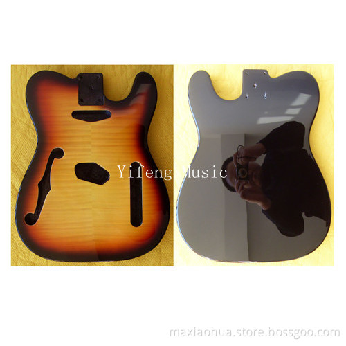 69 USA Alder with Maple Veneer Thinline(F HOLE)Tele BODY REPLACEMENT